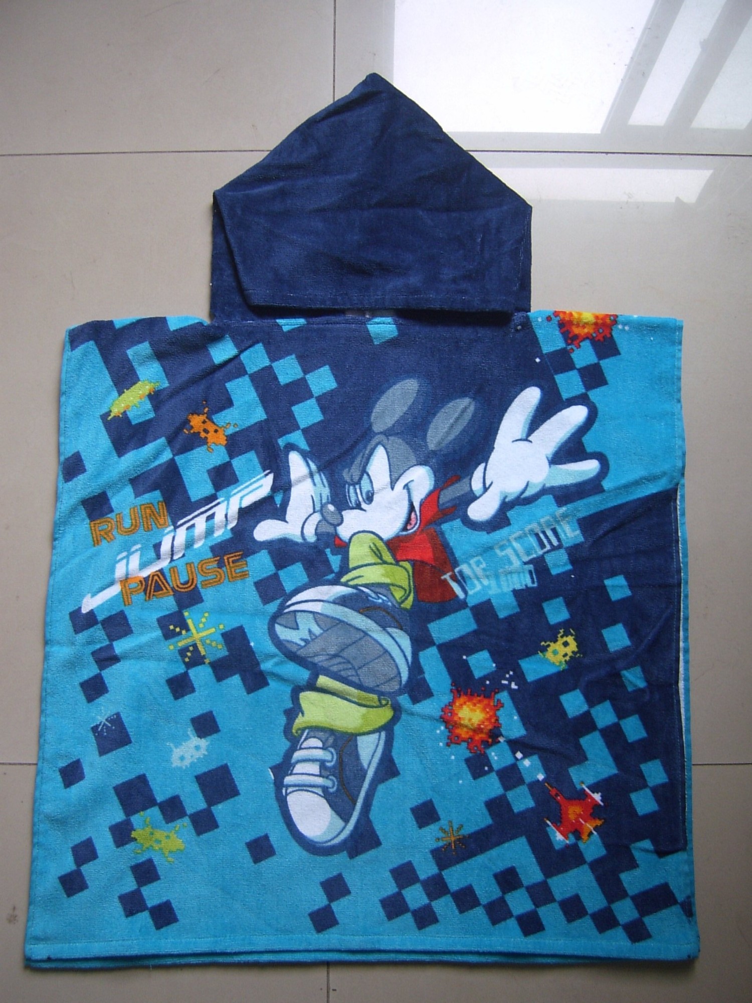 Customerized  swimming Hooded Poncho Towel 60*120cm