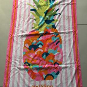Pineapple customer promotional beach towel