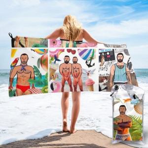 How to choose solid color beach towel and printed beach towel?