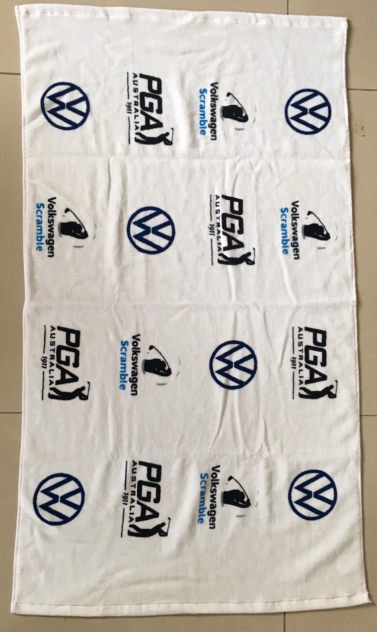 Manufacturer custom LOGO printed beach towels
