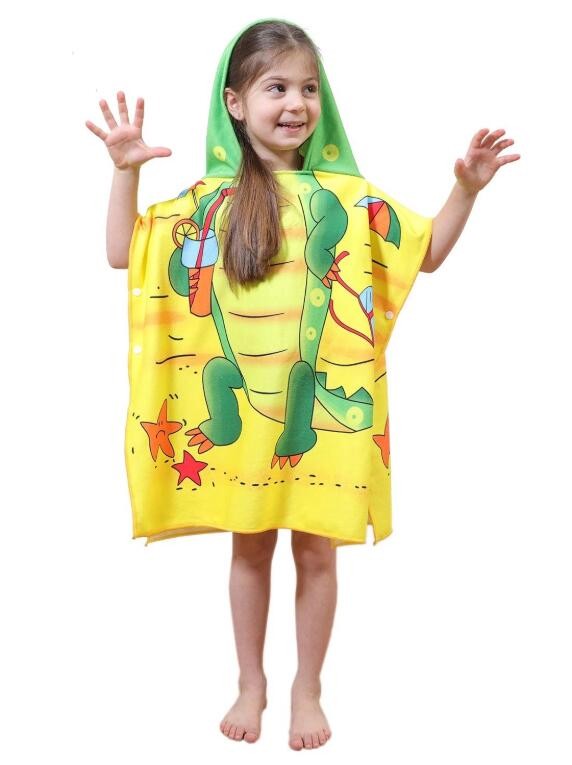 Personality children poncho towel