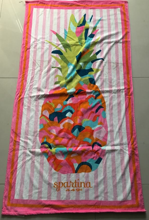 Pineapple customer promotional beach towel