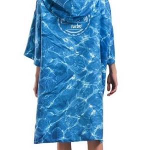 Quick Dry Soft Microfiber adults hooded surf poncho beach towel