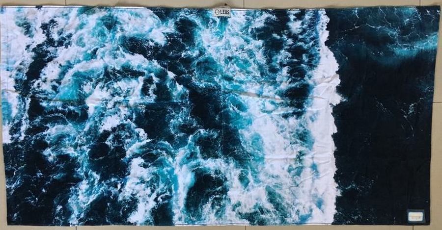 100% cotton beach towel with digital printing