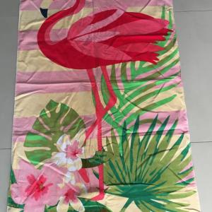 100% cotton  full color digitally printed beach towel