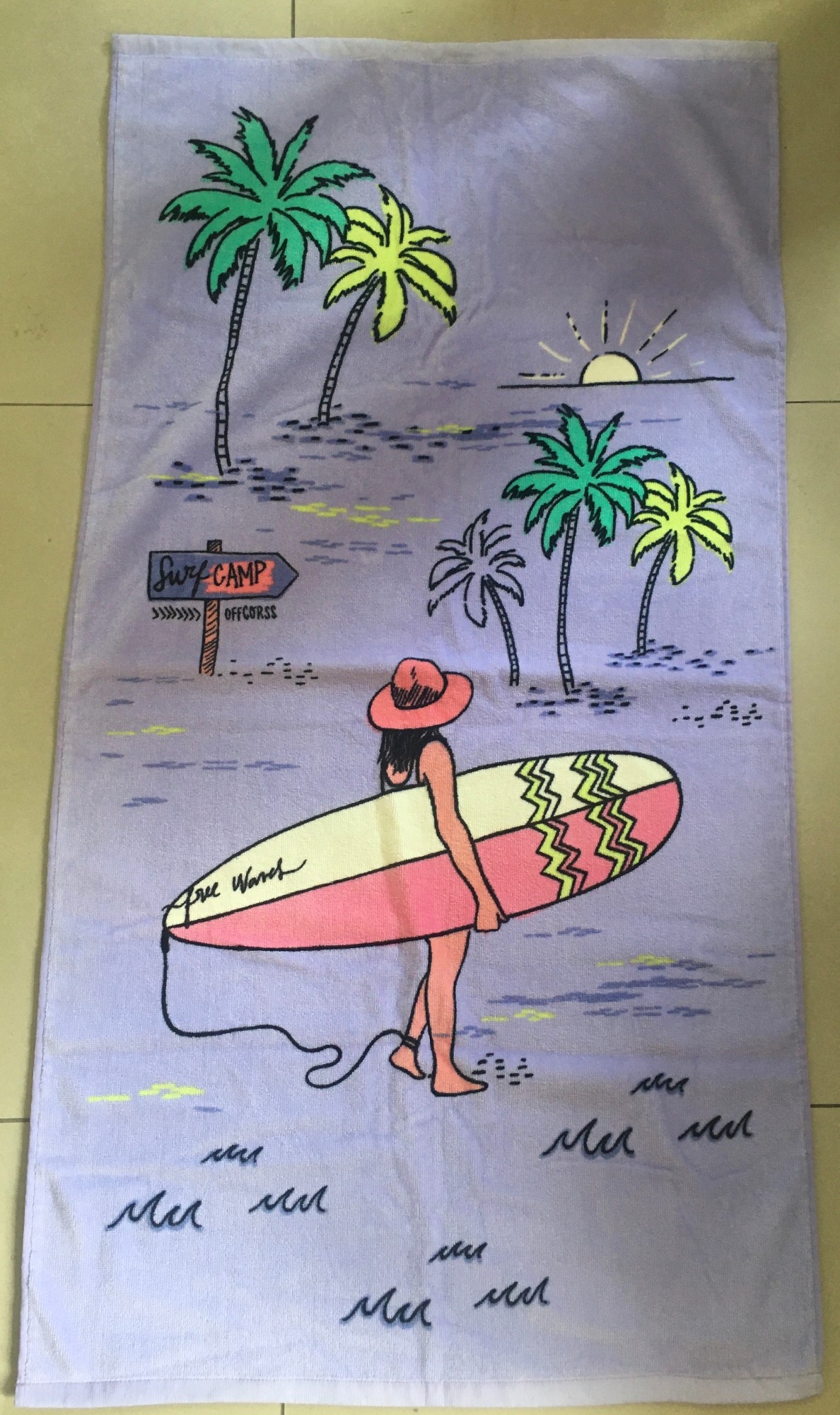 Create your personalised beach towel