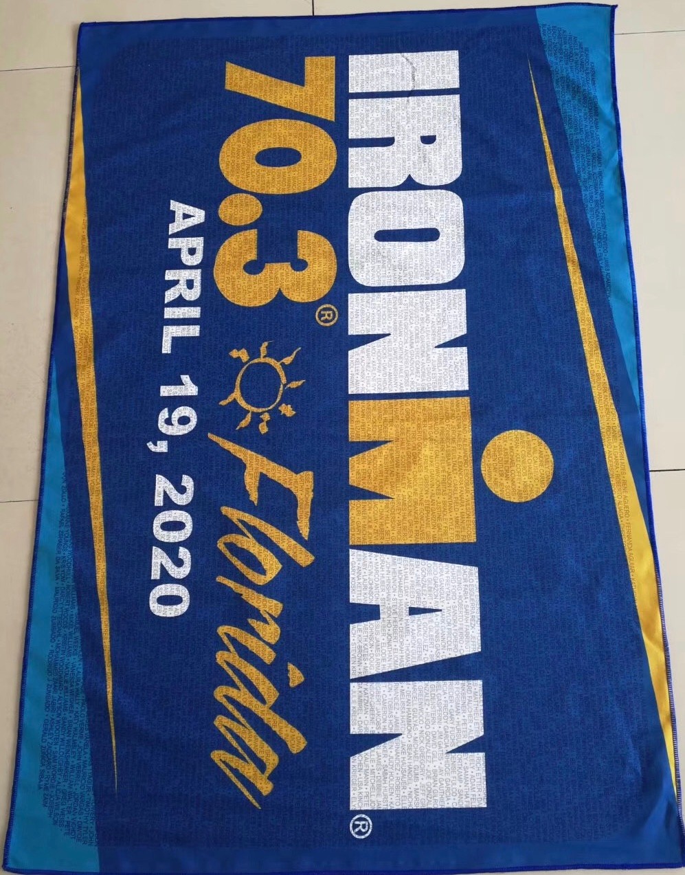 Oversized custom beach towels with names